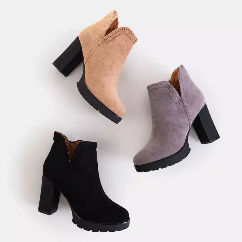 Light gray womens boots best sale