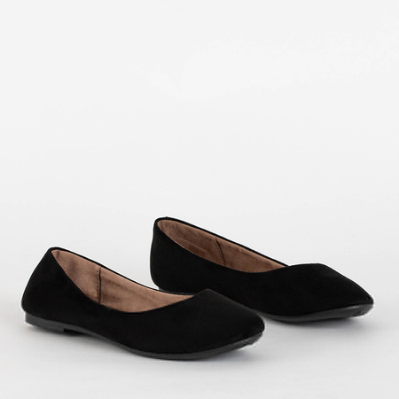 Classic black women's flat ballerinas Guliet - Shoes