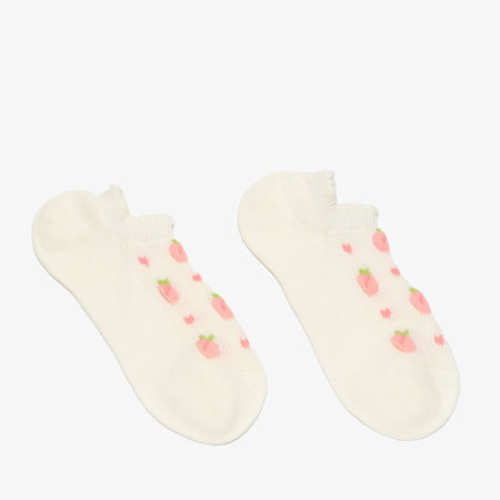 Cream women's socks - Underwear