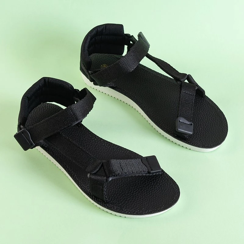 OUTLET Black women's sports sandals Sprand - Shoes