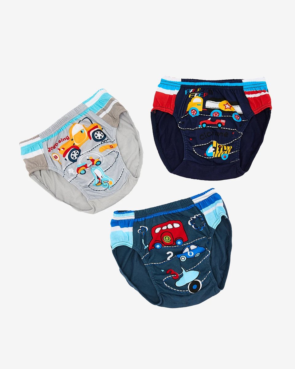 Royalfashion Colorful boys' panties 3/pack