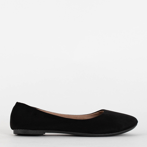 Classic black women's flat ballerinas Guliet - Shoes