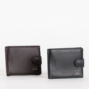 Dark brown small men's wallet - Accessories