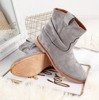 Gray cowboy boots on a wedge Bertold - Footwear