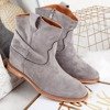 Gray cowboy boots on a wedge Bertold - Footwear