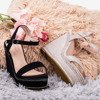 Light gray Demeter wedge sandals - Footwear