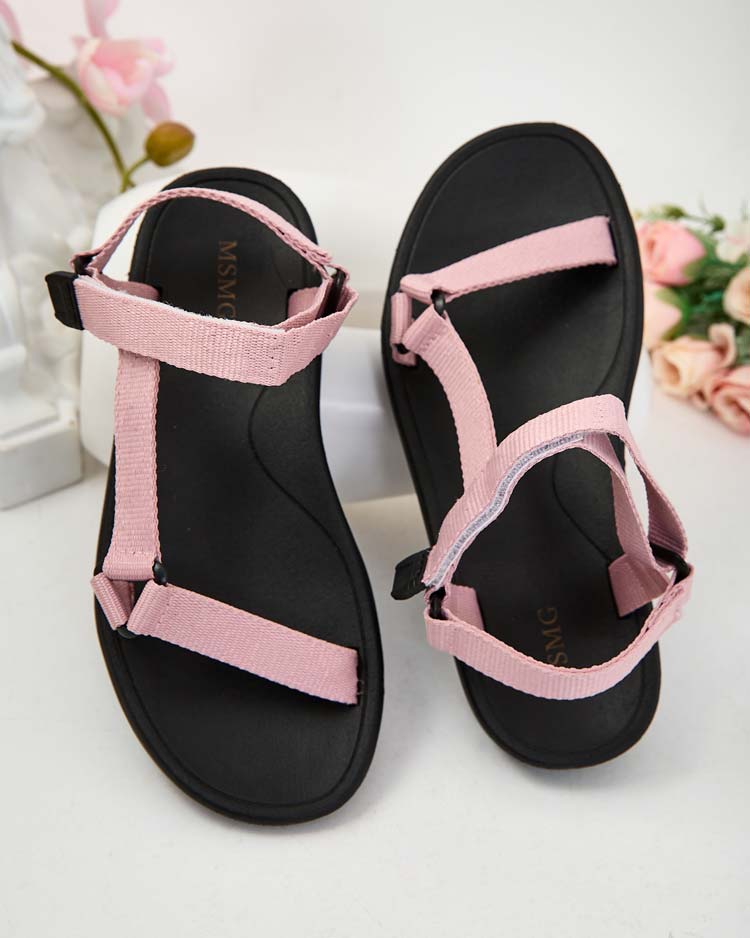 Pink Tatags Women's Sports Sandals - Footwear