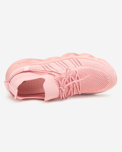 Pink women's slip-on sports shoes Serinto - Footwear