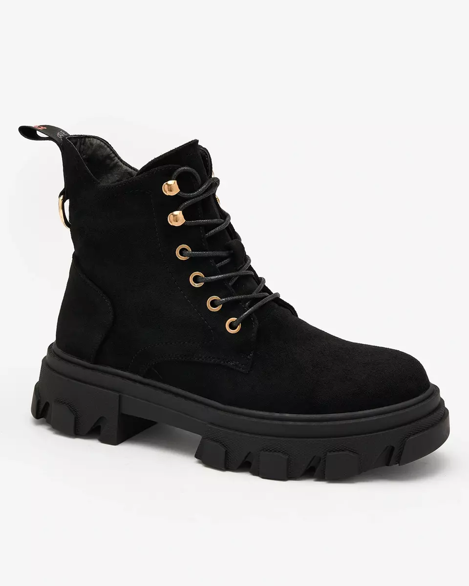 Royalfashion Black women's insulated Sedurra trapper boots