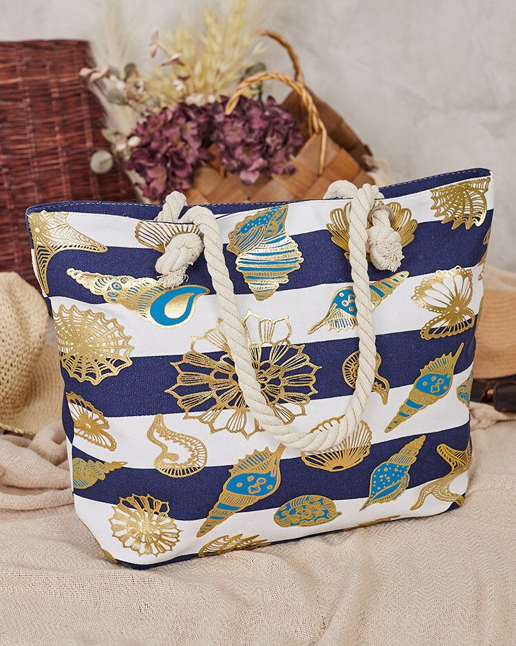 Royalfashion Fabric bag with holiday pattern for shoulder