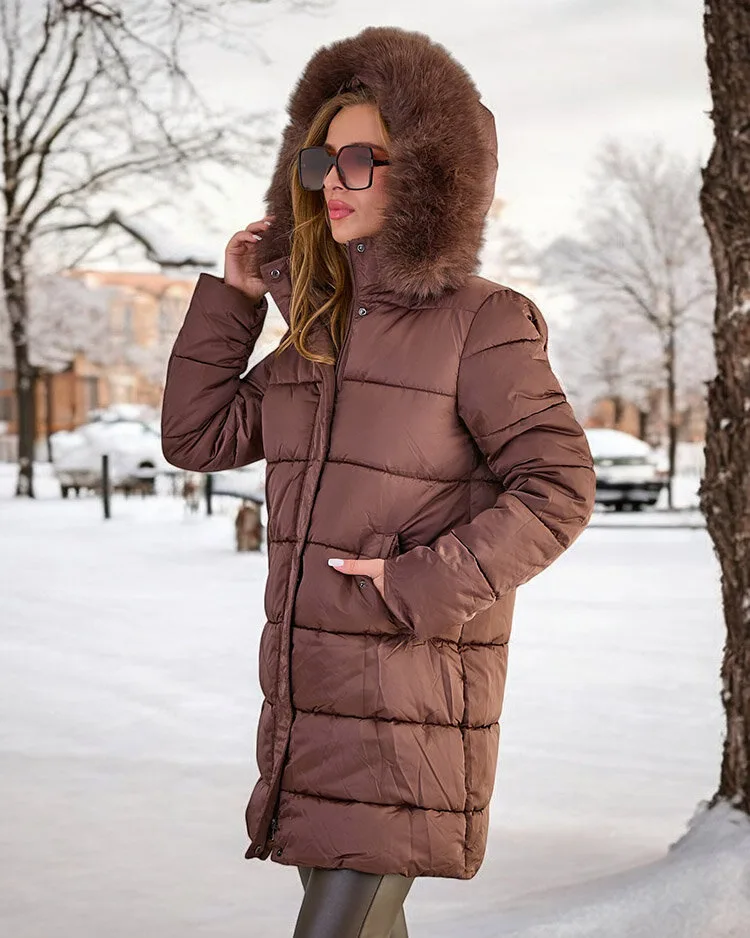 Royalfashion Women's Quilted Winter Jacket