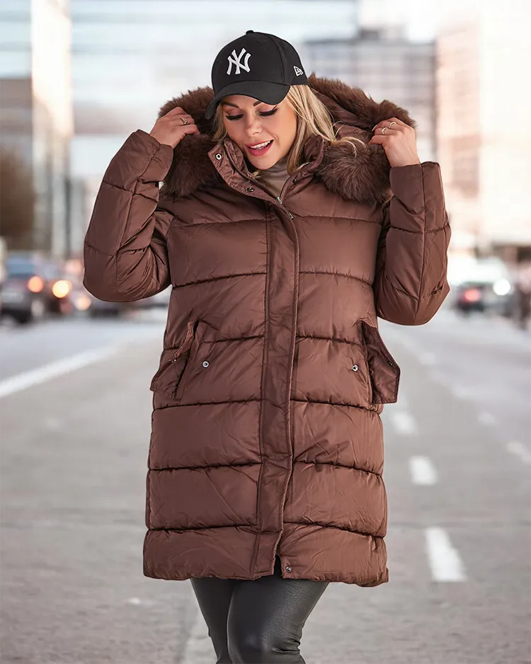 Royalfashion Women's Quilted Winter Jacket