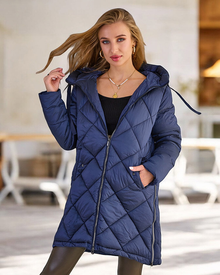 Royalfashion women's quilted winter jacket