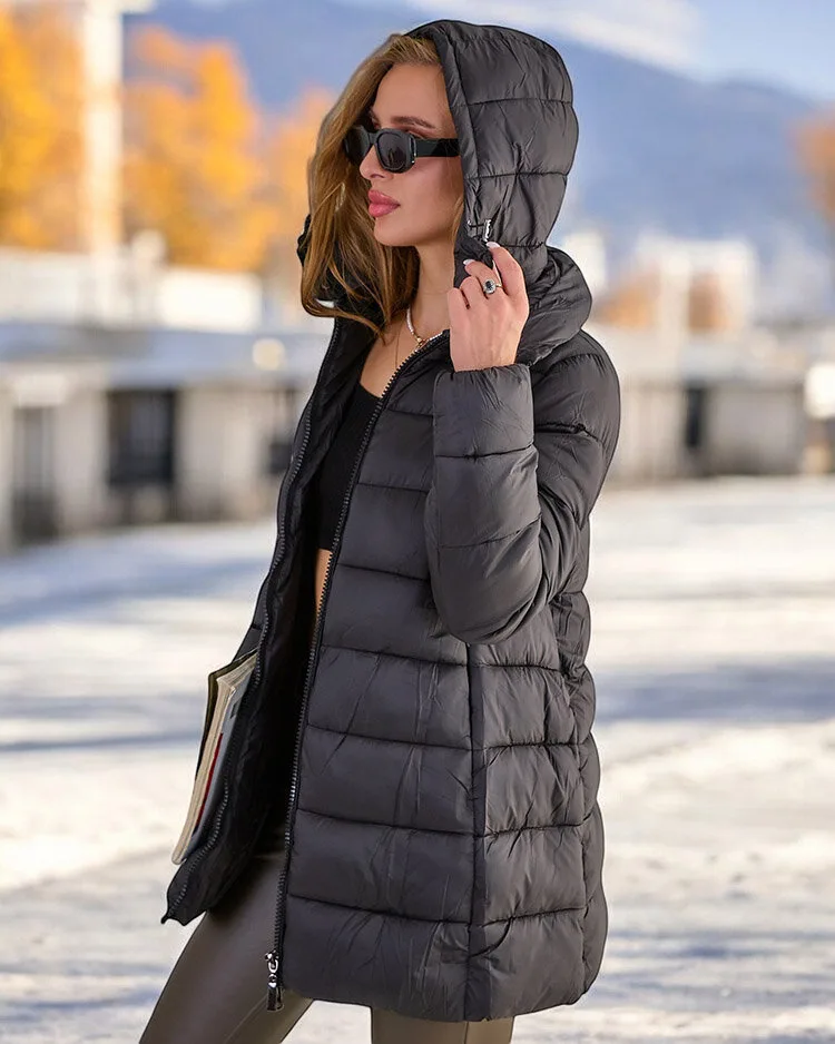 Royalfashion women's quilted winter jacket