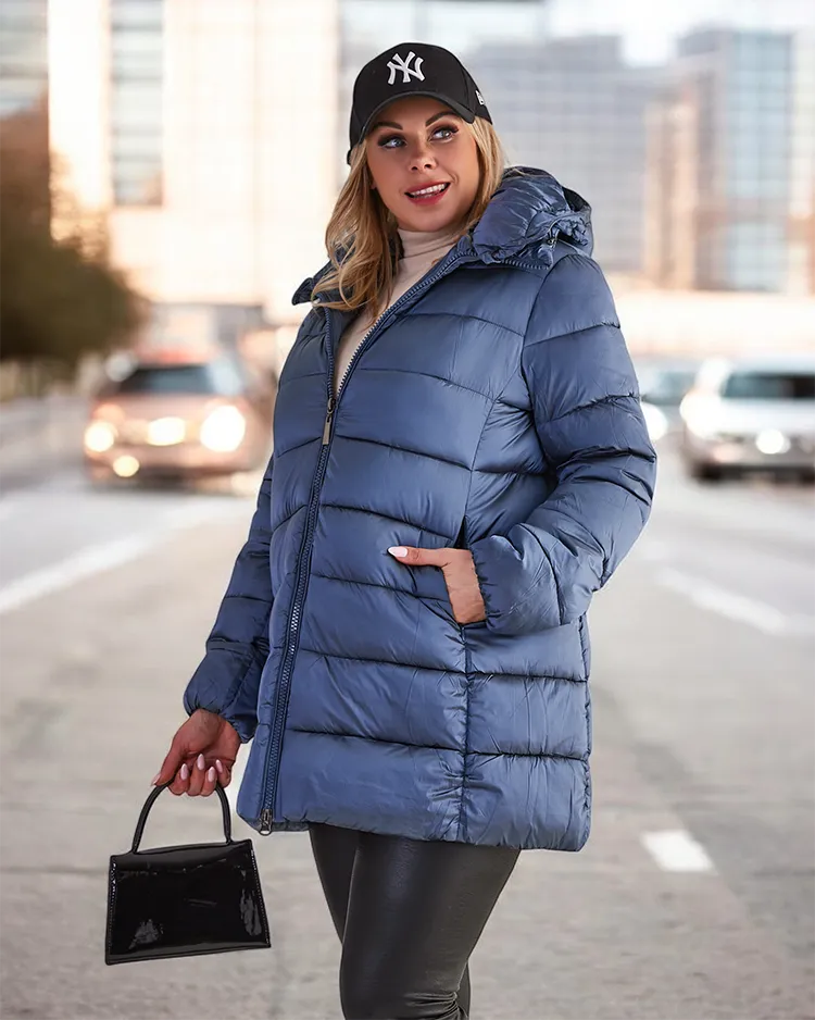 Royalfashion women's quilted winter jacket