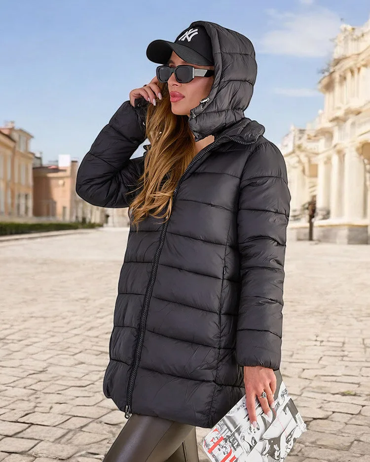 Royalfashion women's quilted winter jacket