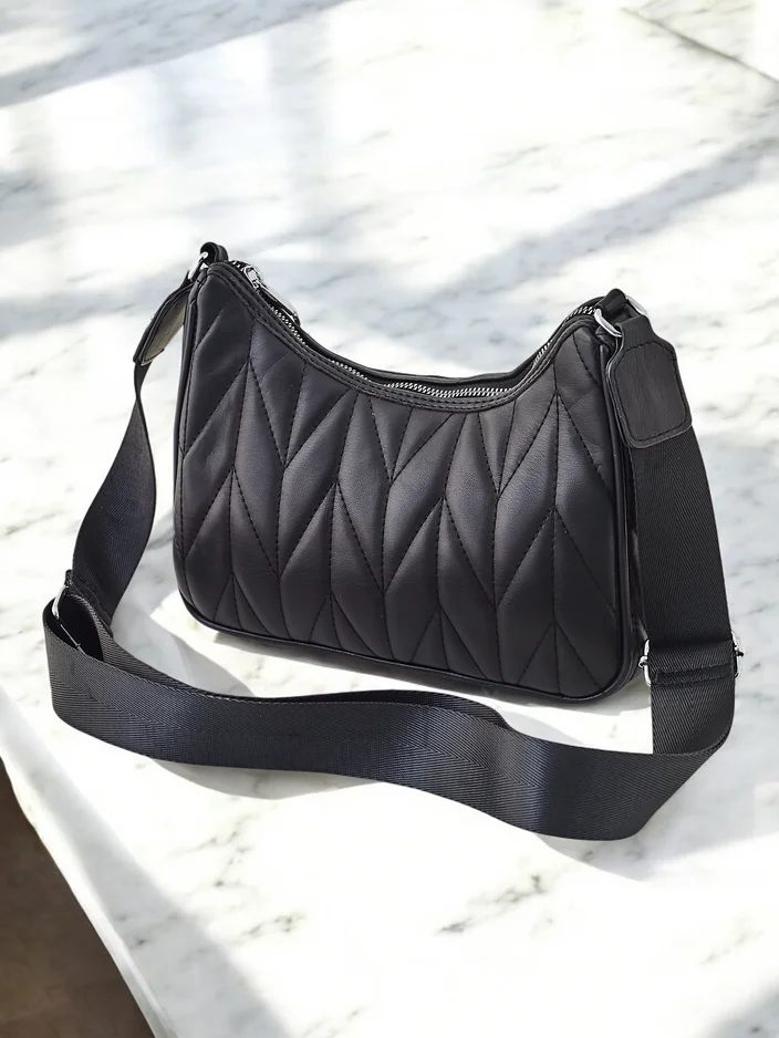 Royalfashion Small women's quilted handbag with wallet