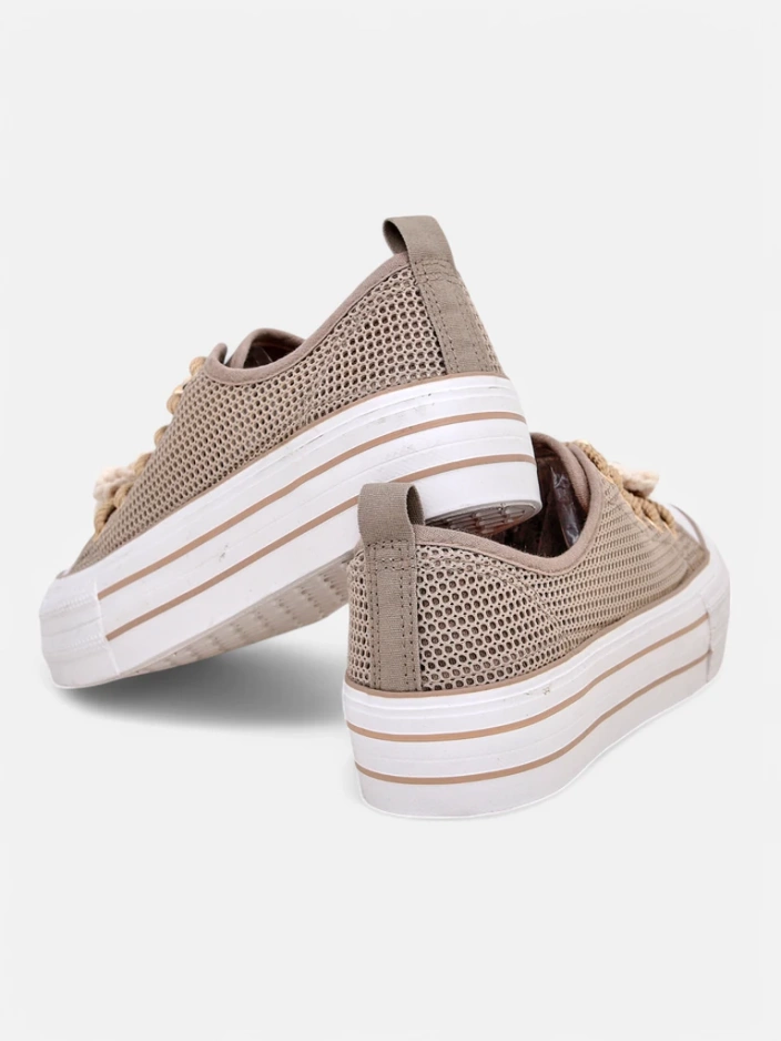 Royalfashion Women's lace-up sneakers with decorations Osdo