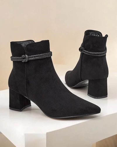 Royalfashion Women's ankle boots on a post Emiru