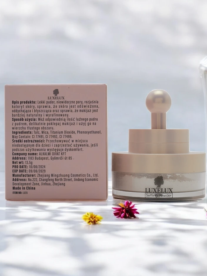 Luxelux Loose Powder with Sponge for Face 01 13.5 g