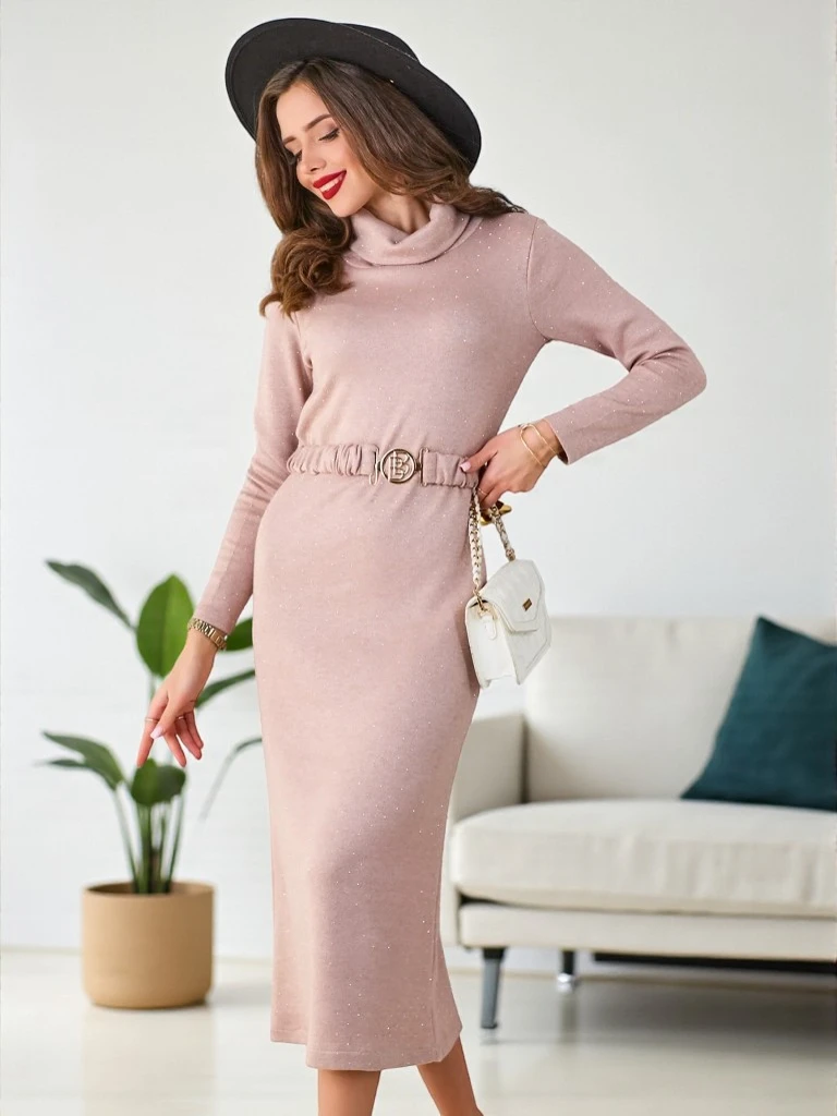 Royalfashion Sieviešu adītā kleita