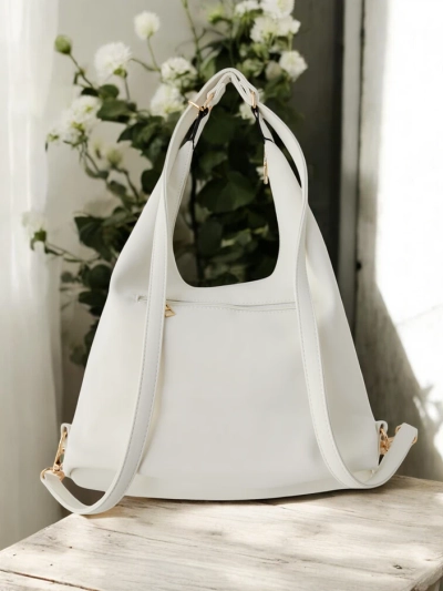 Royalfashion Sieviešu soma, izgatavota no matēta ekomateriāla ar kabatu priekšpusē