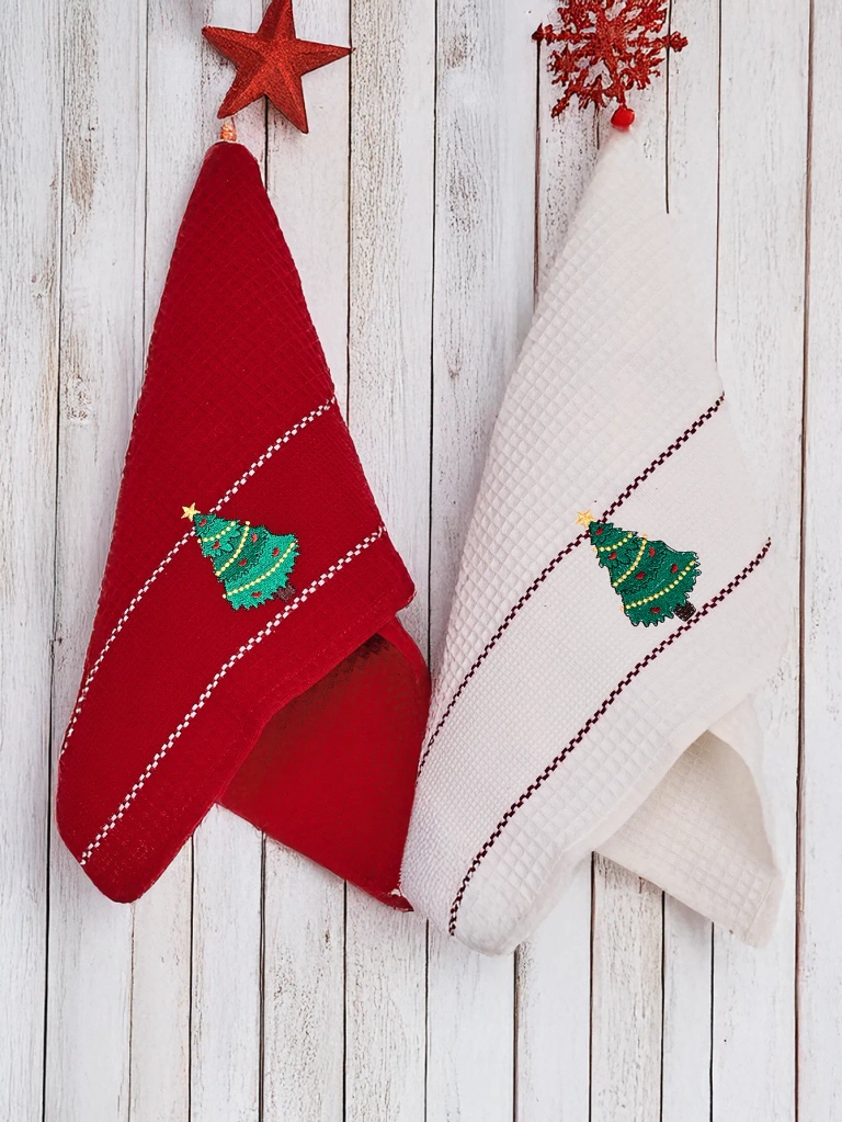 Royalfashion Brīvdienu dvieļu komplekts Laimīgu Jauno Gadu