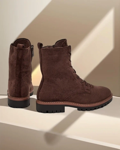 Royalfashion Women's lace-up boots Gosop