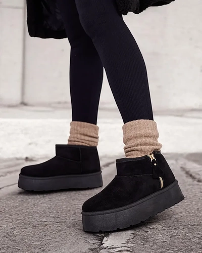 Royalfashion Women's platform snow boots a'la Delgadi