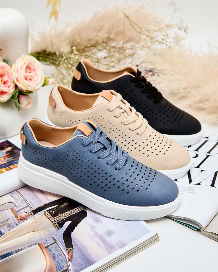 Royalfashion Women's openwork sneakers Deromias