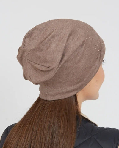 Royalfashion Women's insulated hat with rhinestones