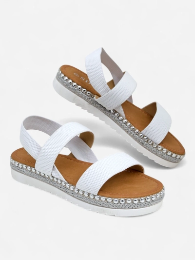 Женские сандалии Royalfashion с декоративной подошвой Zindas