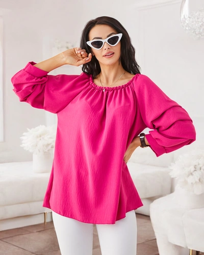 Блузка Royalfashion для женщин в испанском стиле с воланами