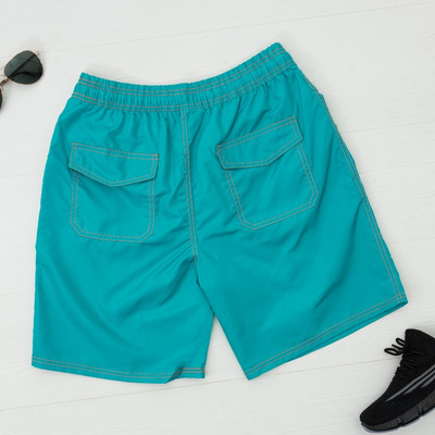 Turquoise men's sports shorts shorts - Clothing