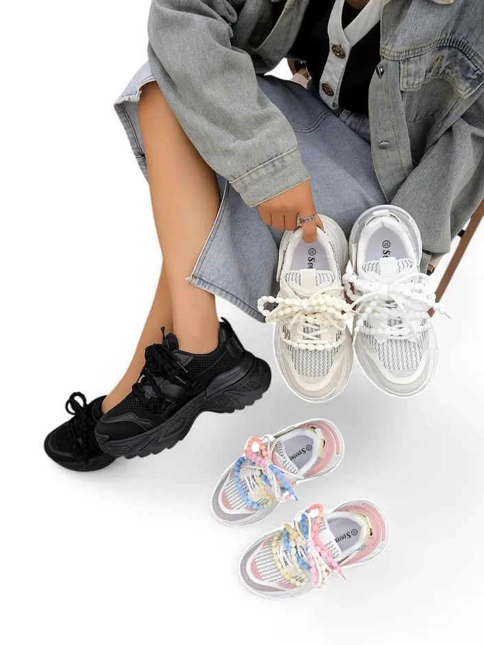 Спортивные кроссовки Royalfashion для женщин на толстой подошве Loness