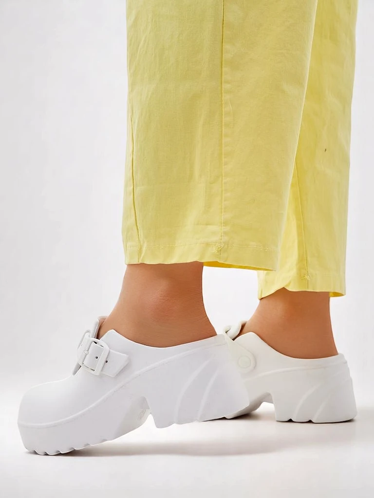 Royalfashion Women's rubber heeled sandals Voxones