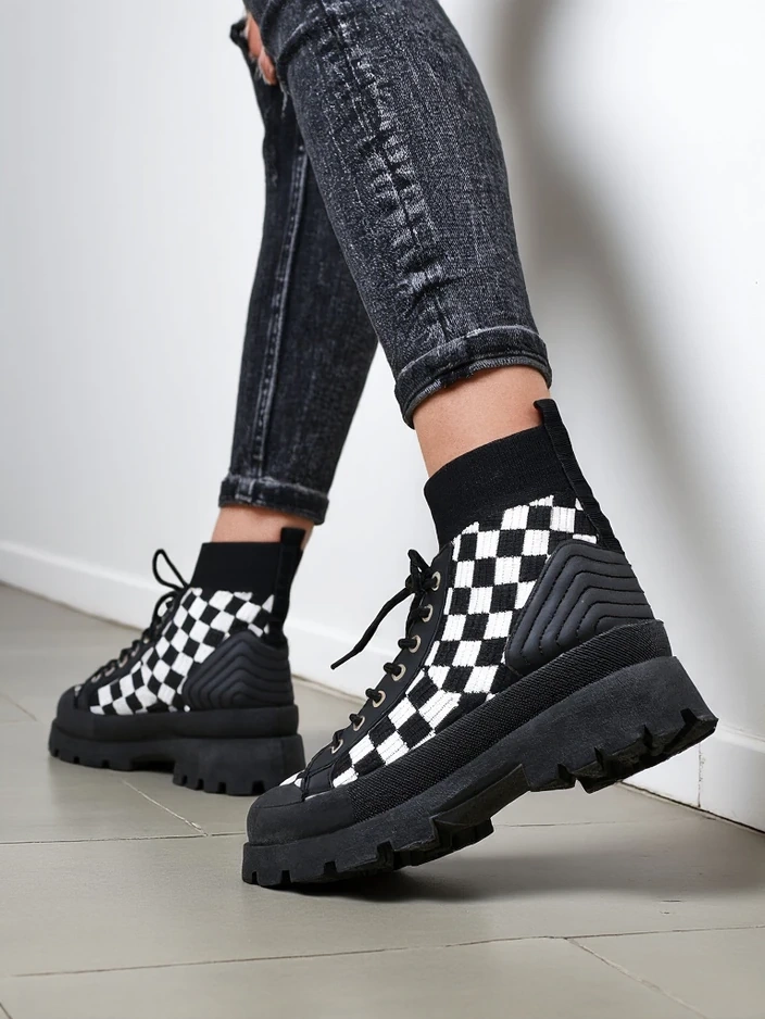 Royalfashion Sieviešu potītes zābaki ar rakstu Zorinose