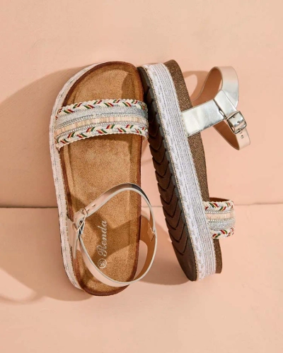 Royalfashion Women's Embroidered Mussir Sandals