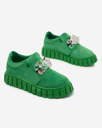 Royalfashion Sports half shoes with colored stones Resinello