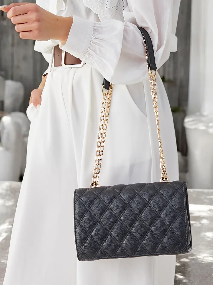 Royalfashion Стеганая маленькая женская сумка из экокожи