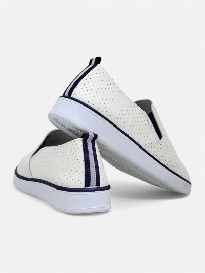 Royalfashion Perforated women's slip-on shoes Kassias