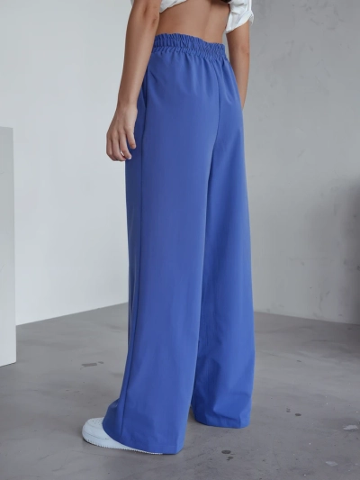 Royalfashion Wide women's trousers with pleats