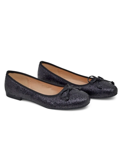 Royalfashion Women's ballet flats with glitter and bow Aramie