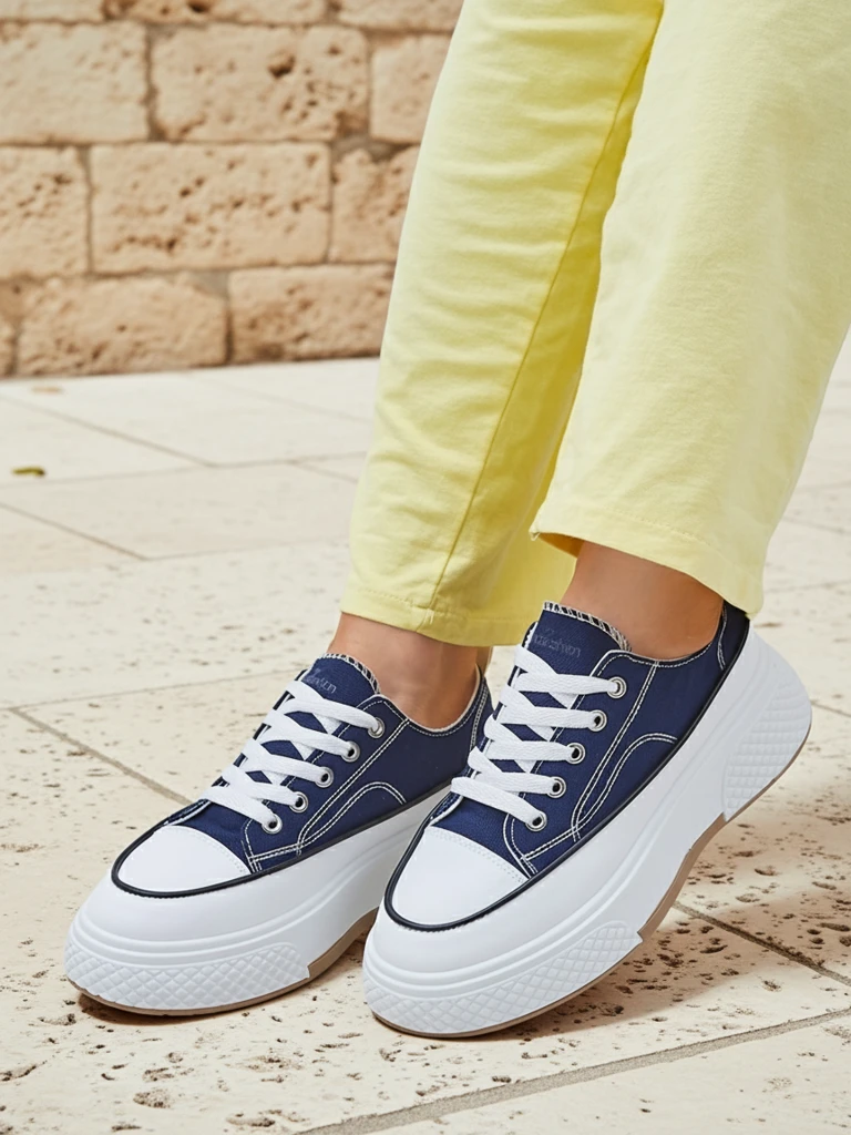 Royalfashion Women's Platform Sneakers Beemes