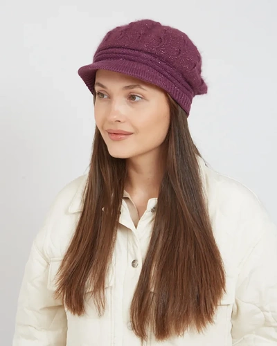 Royalfashion Women's beret with visor