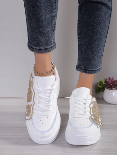 Royalfashion Women's Sneakers with Decorative Upper Nendales