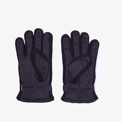 Men's black insulated gloves - Accessories