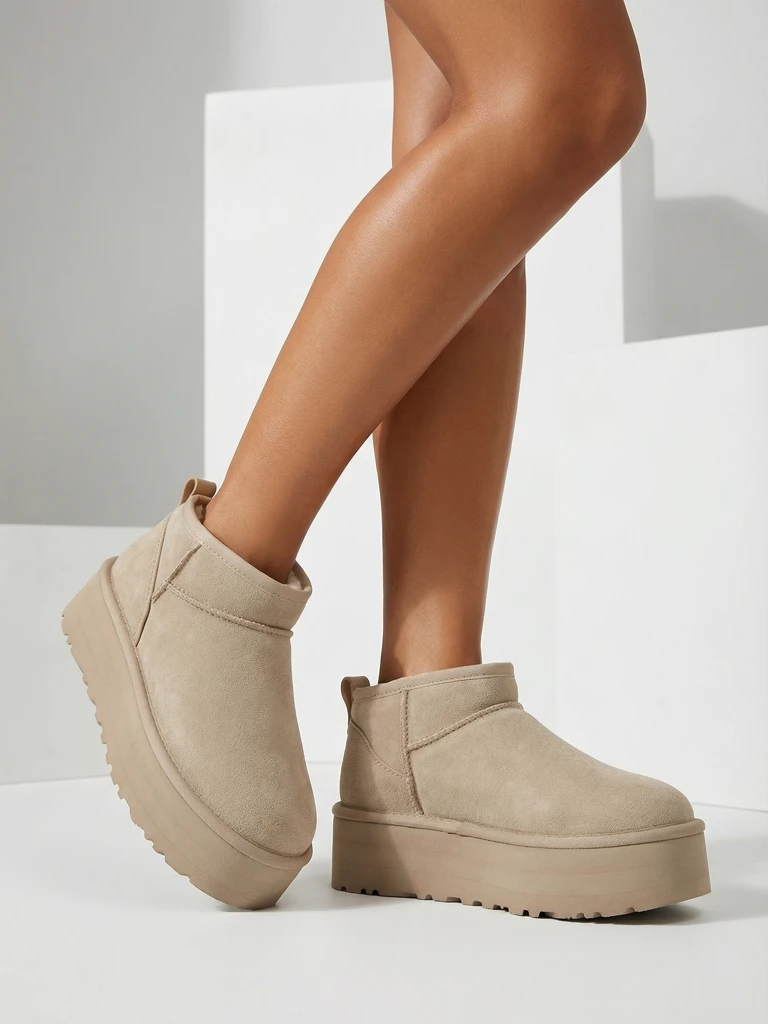 Royalfashion Sieviešu īsie zābaki a'la sniega zābaki Ozozi