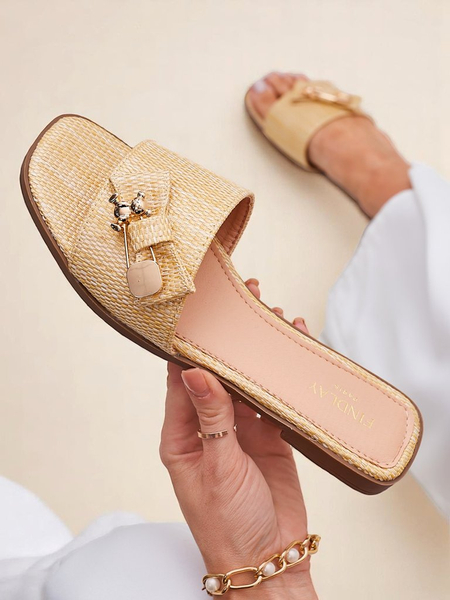 Royalfashion Sieviešu salmu čības Sandales Aurelia