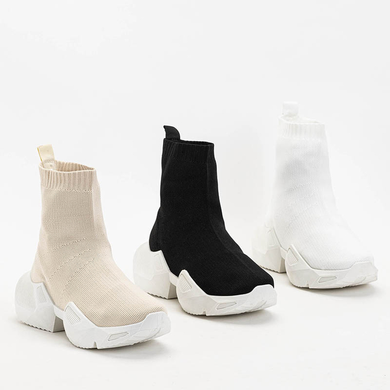 Beige Women's Gohi High Trainers - Footwear